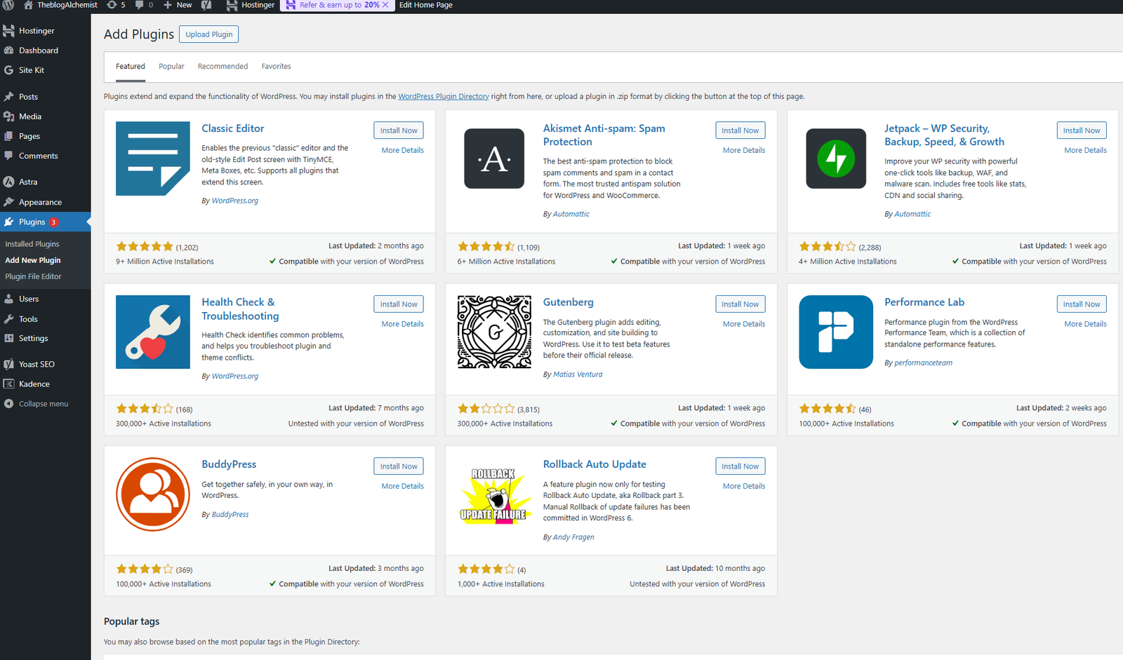 wordpress plugins